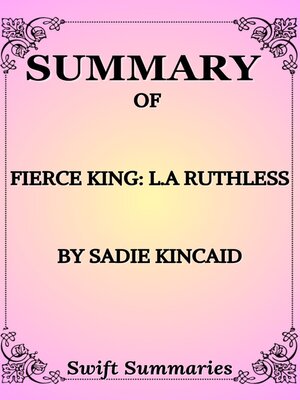 cover image of SUMMARY OF FIERCE KING